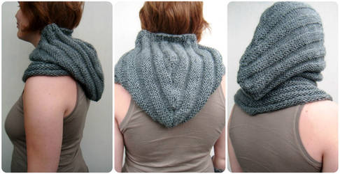 Gray Hood Cowl