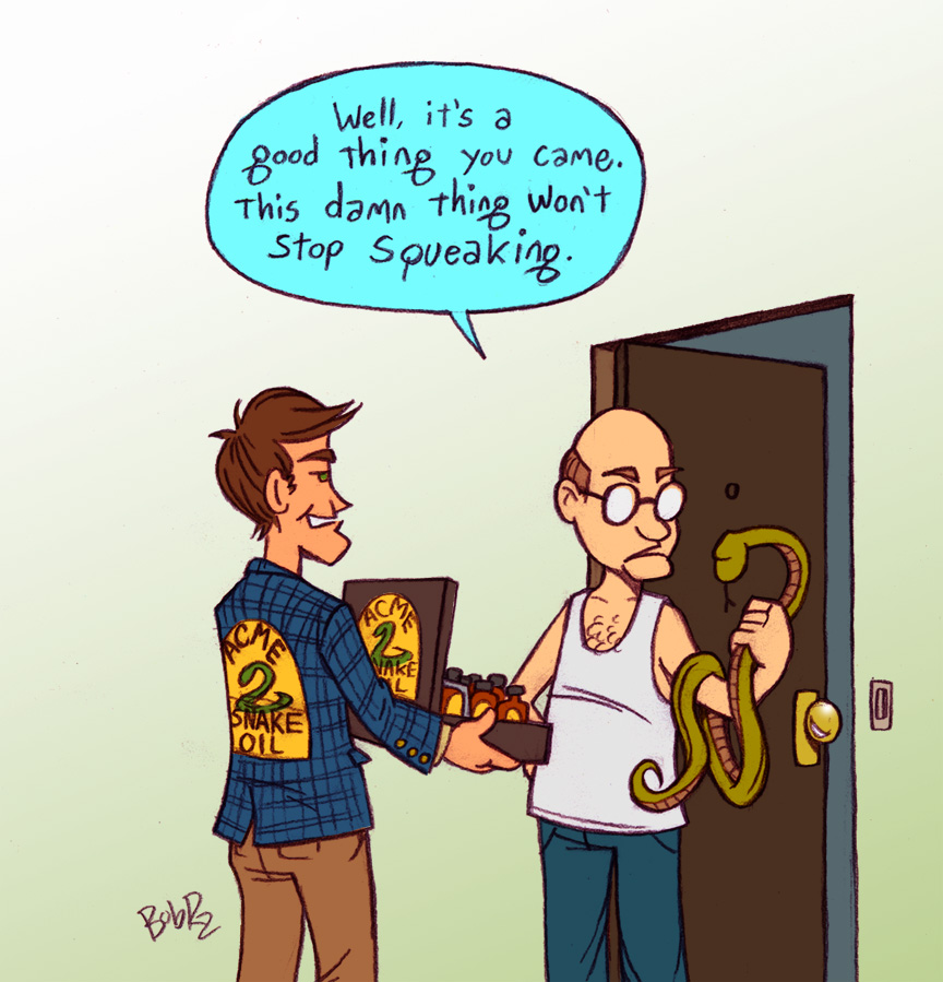 snake oil salesman
