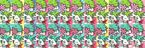 Shaymin sprites gallery