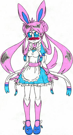 Sylveon Gijinka -Colored-