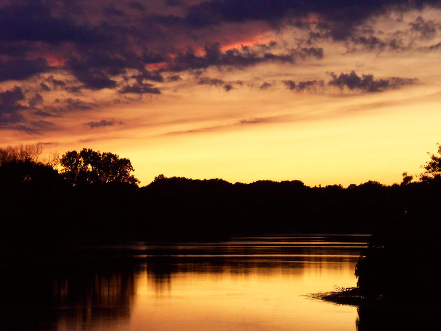 Sunset over The Pine