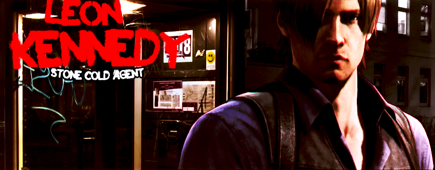 Leon S. Kennedy - Midnight Facebook Banner