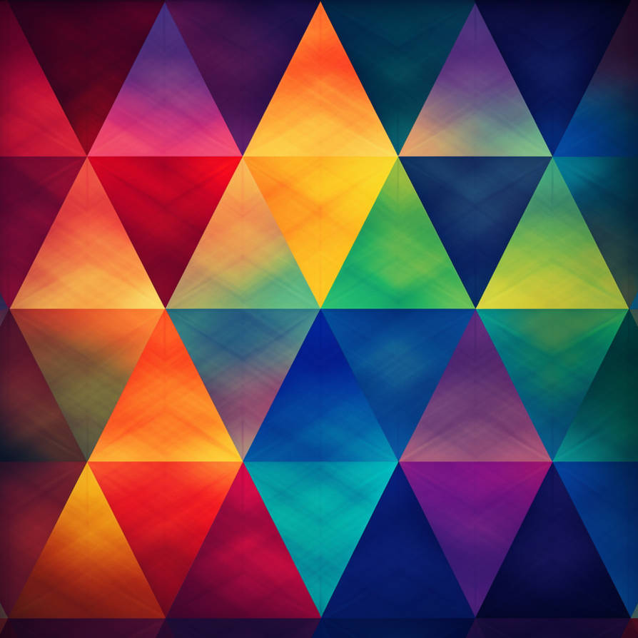 Color Ms Triangle antonioms Please make multicolored triangles toget by MyArtExposition ...