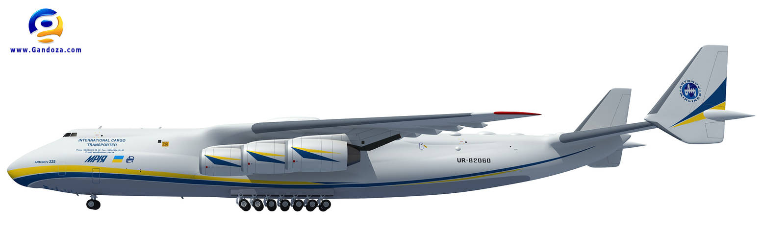 Antonov An-225 Mriya 3D Model by Gandoza on DeviantArt