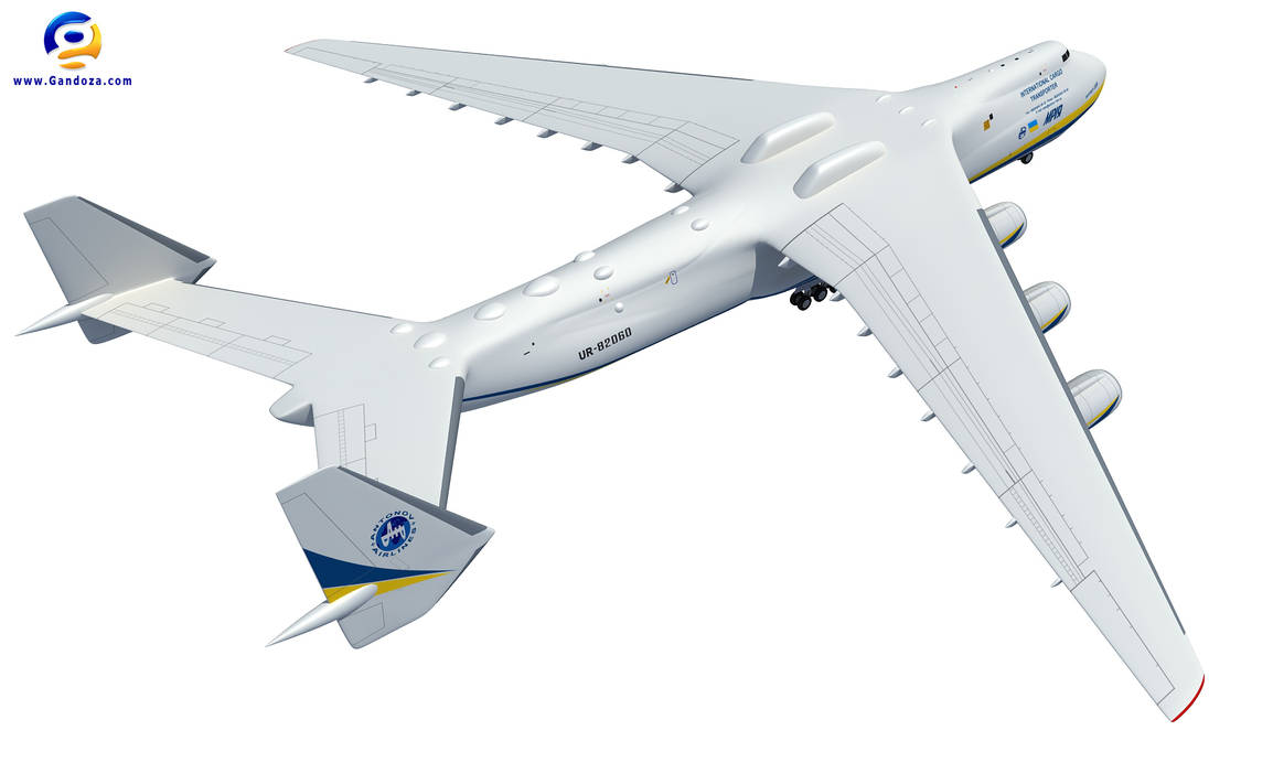 Antonov An 225 Mriya 3D Model by Gandoza on DeviantArt Antonov An 225 Mriya 3D Model by Gandoza on DeviantArt