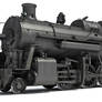 Steam Locomotive Train 3D Model