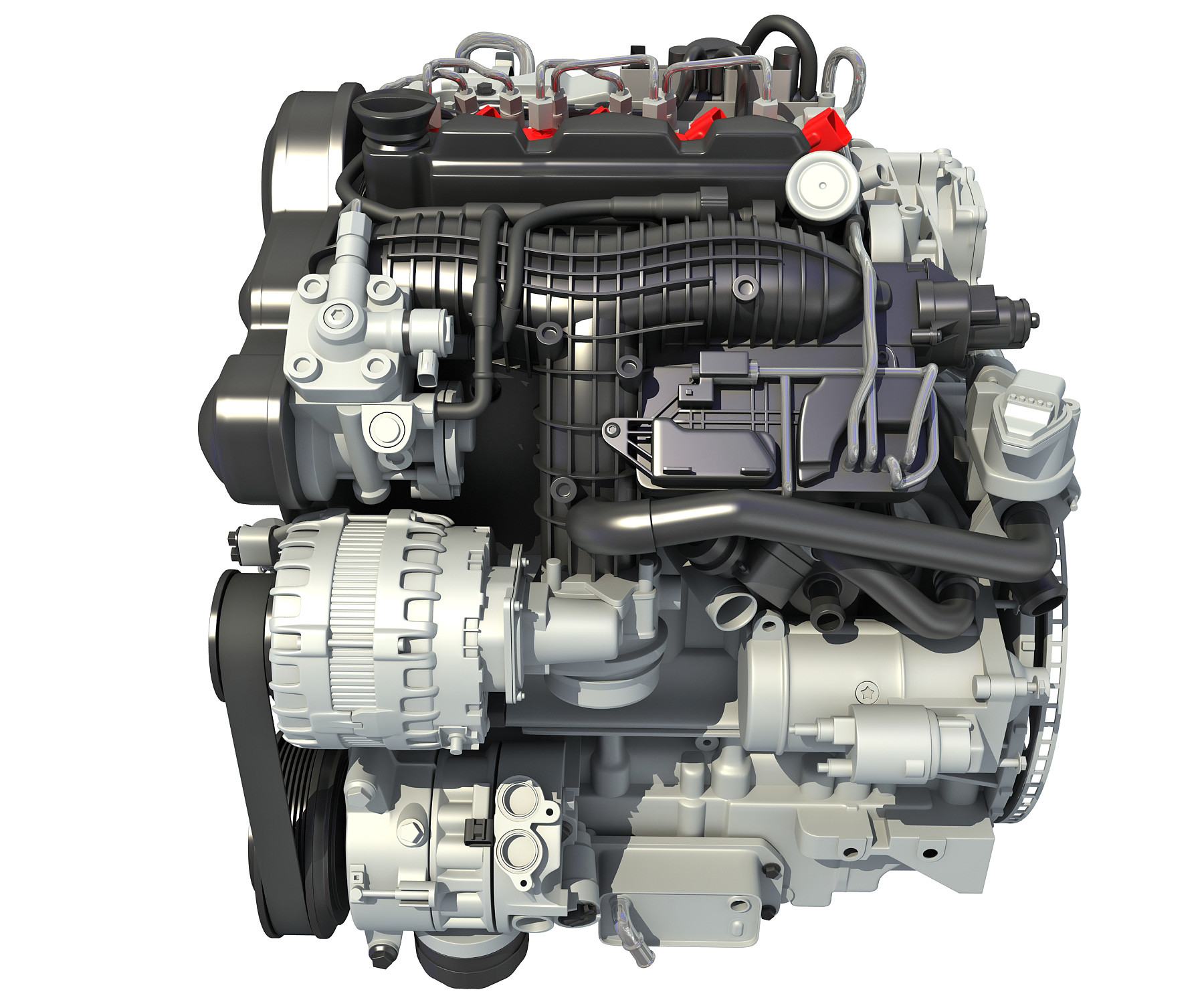 Supercharged Diesel Engine S60 T6 Drive-E