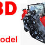 3D Models - Car Engine 3D Model