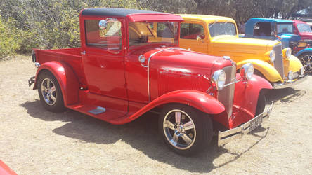 Red Ford Ute