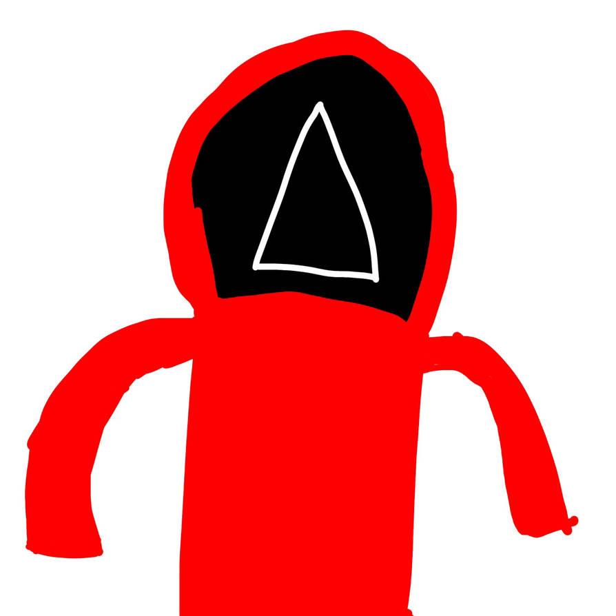 Squid game triangle guard by Fluttershyfan18 on DeviantArt