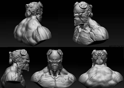 Hellboy zbrush sculpt