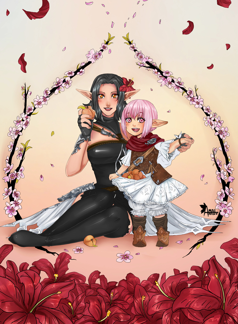 FFXIV: Blossom by Amaipetisu