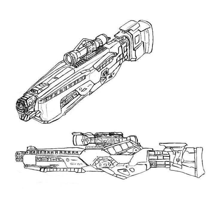 Conceptual Railgun Design by JerryYeh712 on DeviantArt
