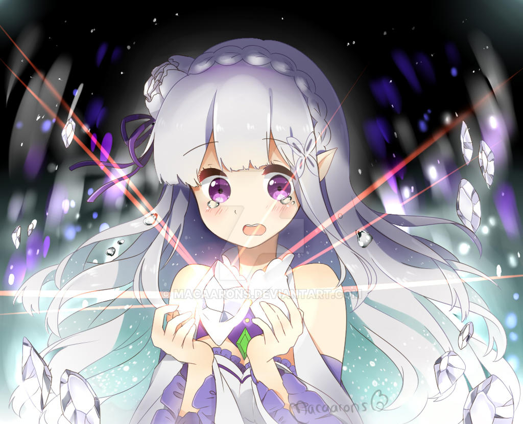 Emilia RE Zero fanart By Macaarons On DeviantArt emilia-re-zero-fanart-by-macaarons-on-deviantart