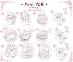 Mini YCH is BACK!! [NO. 3,4,6,8,12 OPEN] by macaarons