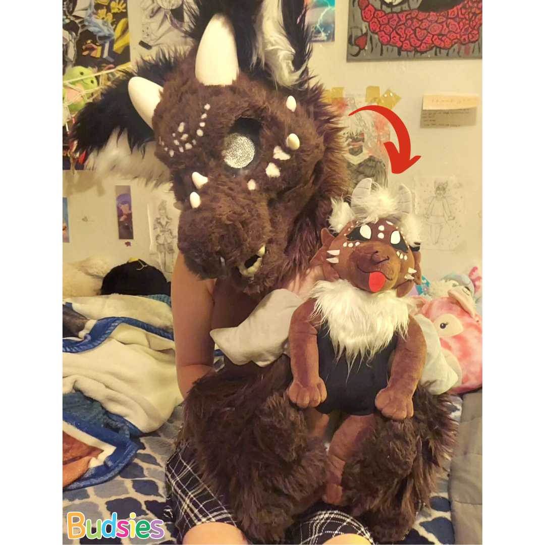 Matching Fursona and Custom Plushie Duo by Budsies on DeviantArt