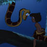 Kaa and Mowgli first encounter 98