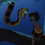 Kaa and Mowgli first encounter 97