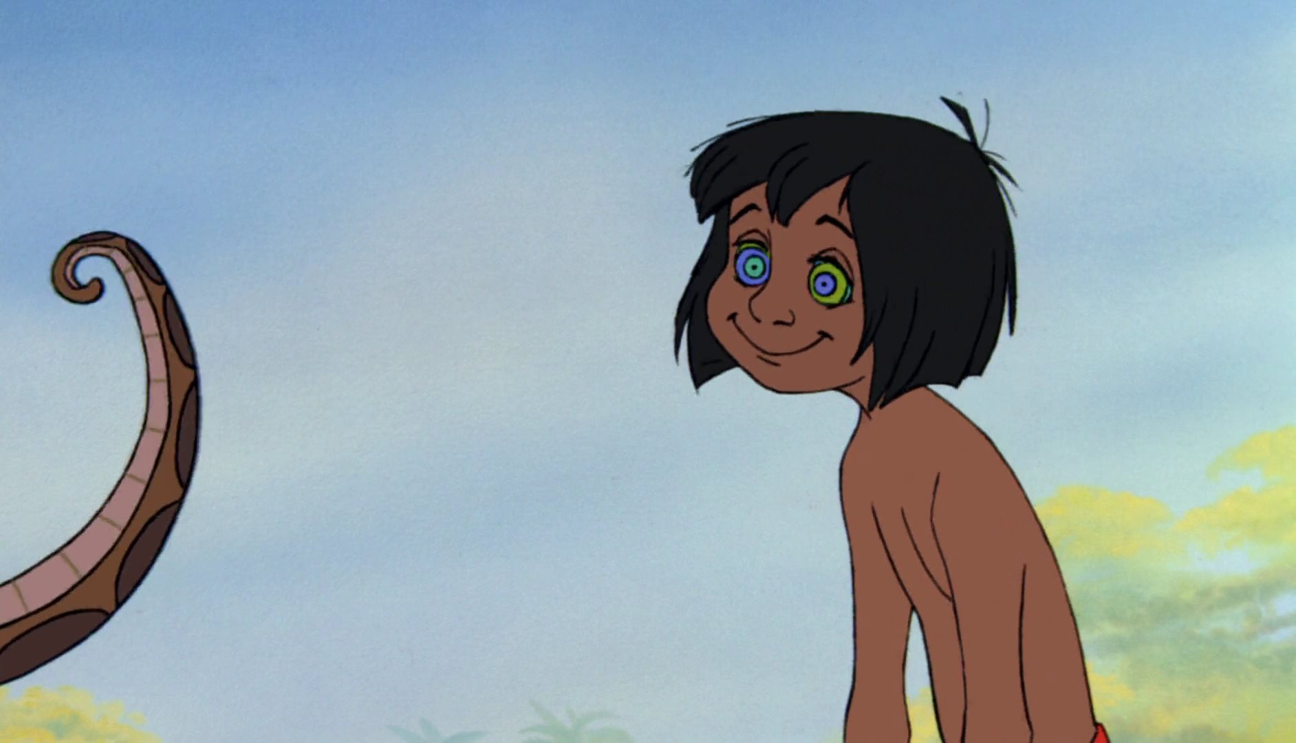 Kaa and Mowgli second encounter 204 by LittleRed11 on DeviantArt