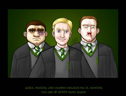 Goyle Malfoy And Crabbe By Heymatt On Deviantart
