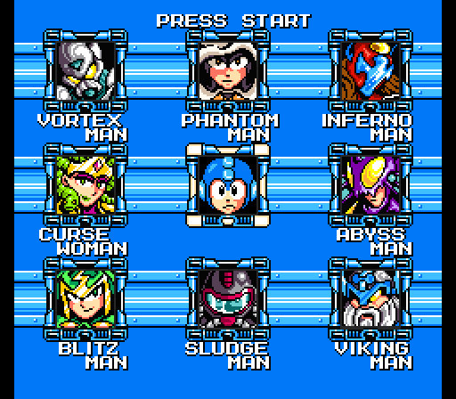 Mega Man OMEGA: Stage Select 1 by Tyrakk on DeviantArt