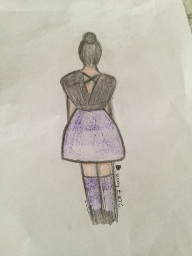 Random girl drawing by KittyZoidx on DeviantArt