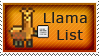 The Llama List by OminousShadows