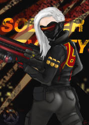 I've got you in my sights!- female Soldier 76 skin