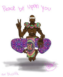 Hippie Zen fan skin