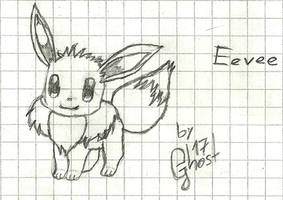 Eevee en lapiz