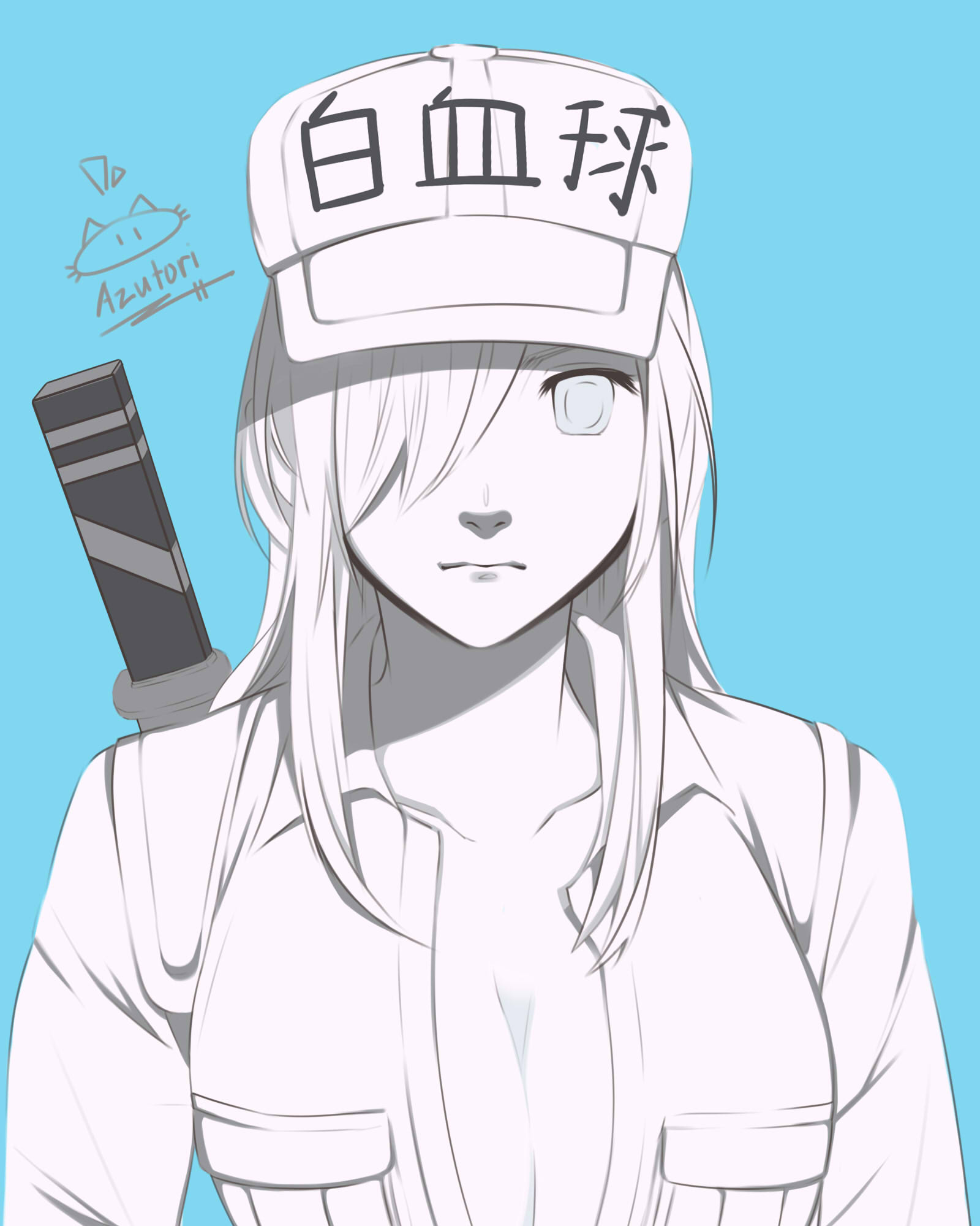 Cells At Work! - White Blood Cell by merakichii on DeviantArt