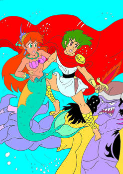 Misty rescued,Triton vs Arlong