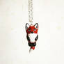 Baby Fox necklace, the tail moves!