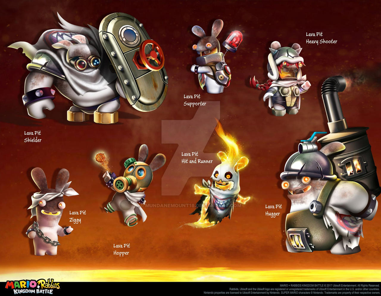 Mario + Rabbids: kingdom battle Rabbids world 4/4 by Mundanemount18 on ...