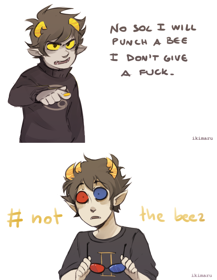 I will punch a bee