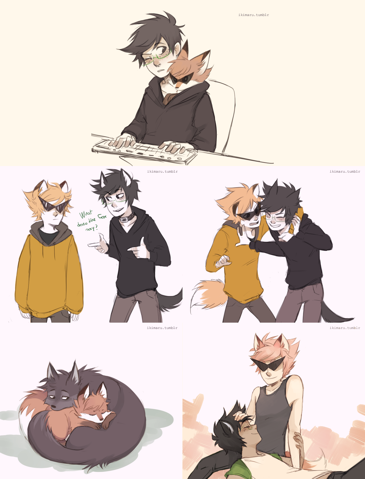 more Fox Dirk AU