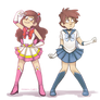 Sailor Scouts Mabel and Dipper