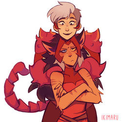 Scorpia and Catra