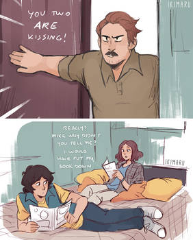 I would have put my book down