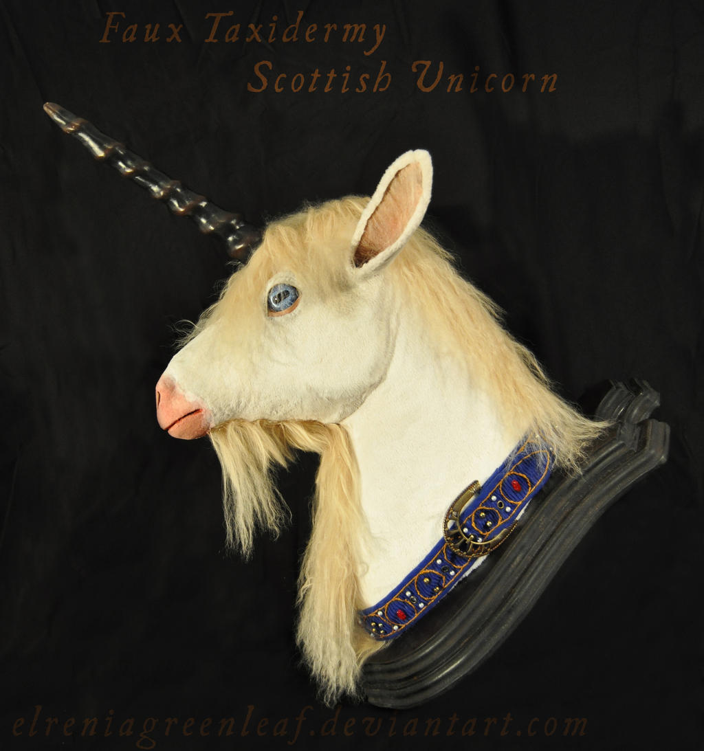 Faux Taxidermy Unicorn