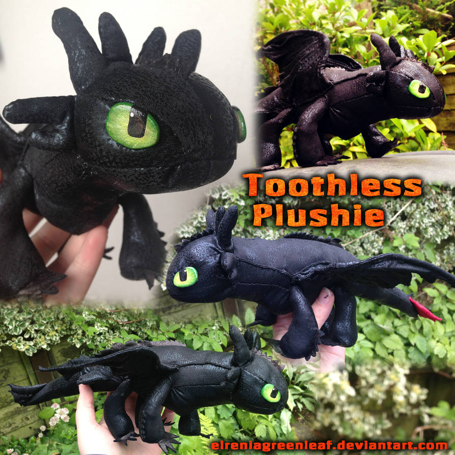 Toothless Plushie! by ElreniaGreenleaf on DeviantArt