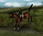 The Harpley Hunt - St George's Day Meet - Mitchell by ElreniaGreenleaf