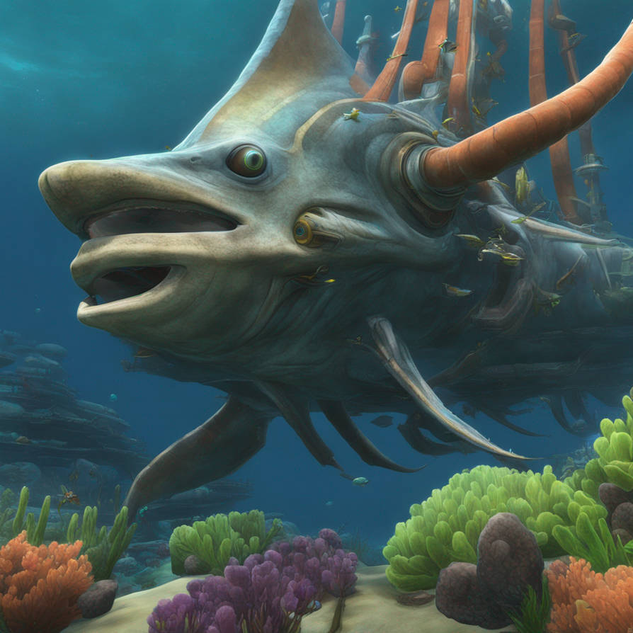 Reefback Leviathan In Subnautica By SogaNoTojiko1998 On DeviantArt reefback-leviathan-in-subnautica-by-soganotojiko1998-on-deviantart