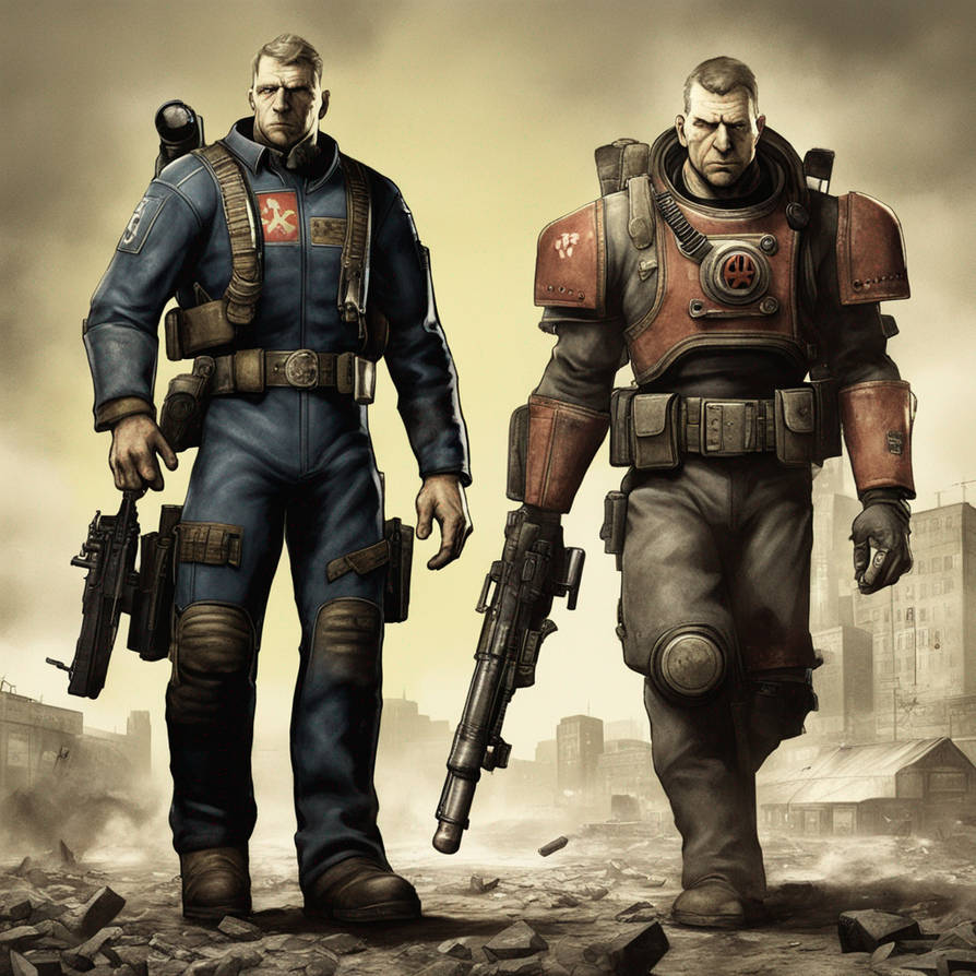 Fallout vs Wolfenstein by SogaNoTojiko1998 on DeviantArt