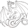 Flying Dragon Lineart- FREE TO USE