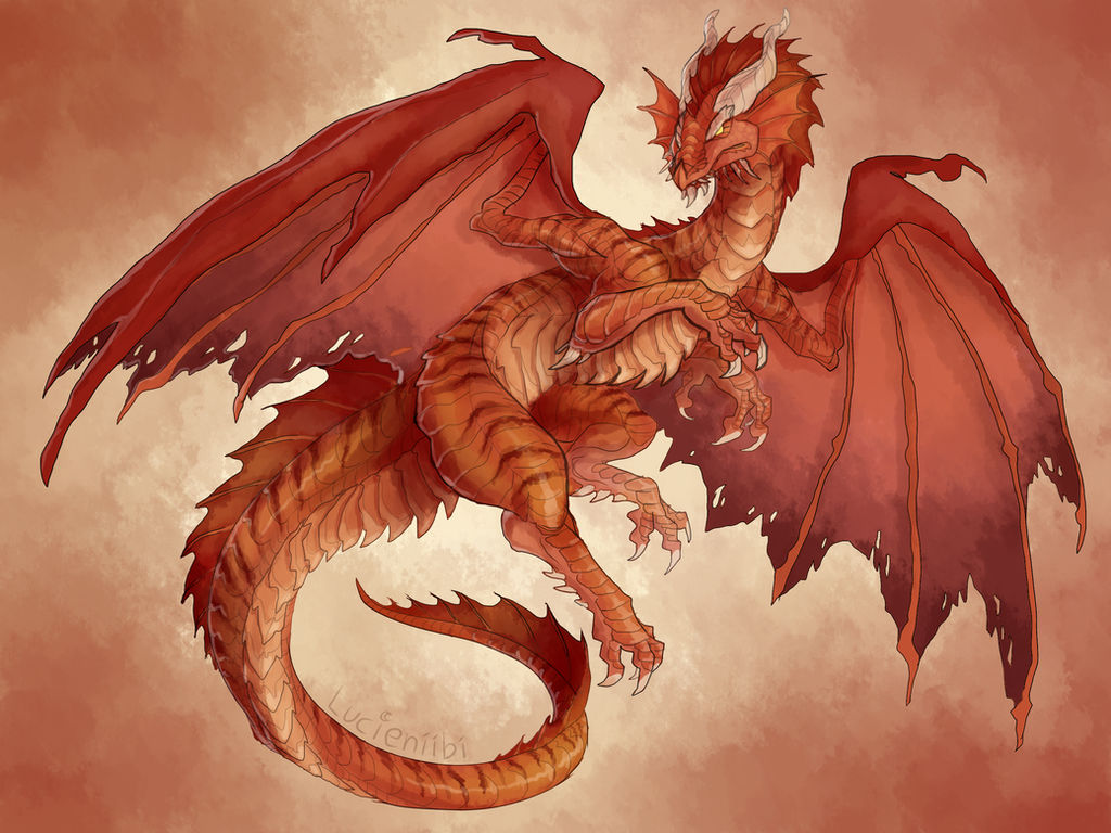 DnD - Ancient Red Dragon by Lucieniibi on DeviantArt