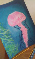 Acrylic Jellyfish Painting