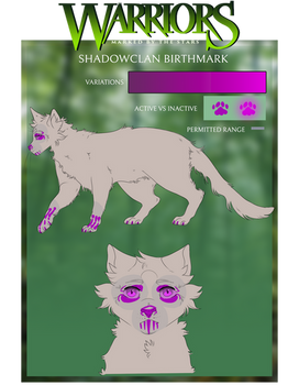 TMW // Shadowclan Birthmark Reference