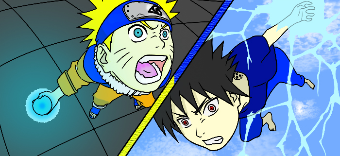 Naruto and Sasuke 176 Colored