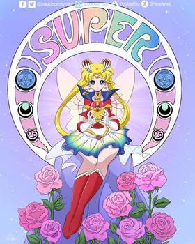 Super Sailor Moon Art Nouveau